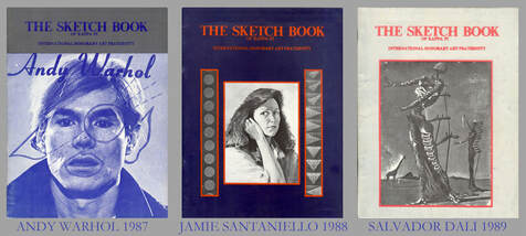 THE SKETCHBOOK OF KAPPA PI - International Art Fraternity.  Artist JS is Featured on the cover and inside story, showcasing 1st Place Award for Oil Paintings in 1987. 