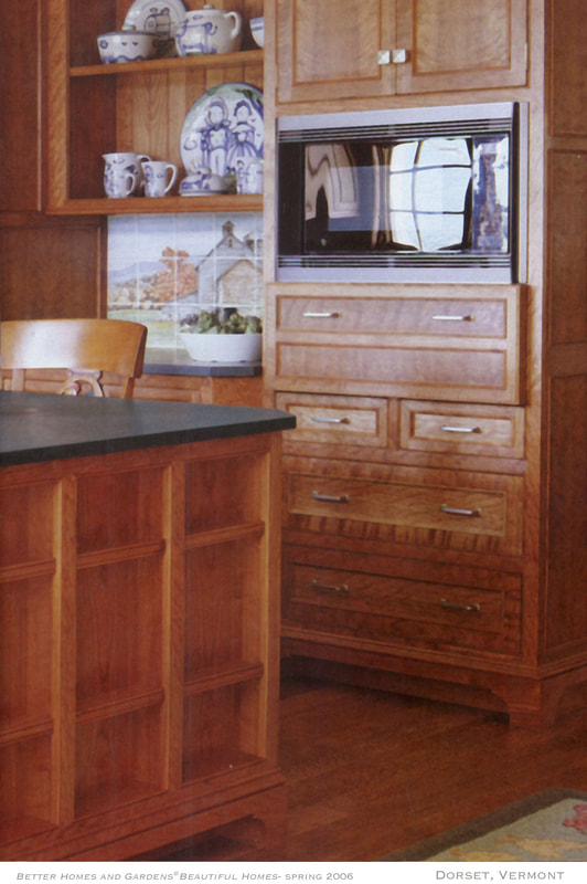 Artist Jamie Santaniello KITCHEN AND BATH IDEAS  Jan/Feb  2006  Better Homes and Gardens   Article- “Fine Grain” pages 76-81.    
Showing Artists Pennsylvania Farm ceramic murals and custom farm scene.
jamiesantaniello.com
Copyright©JS1998