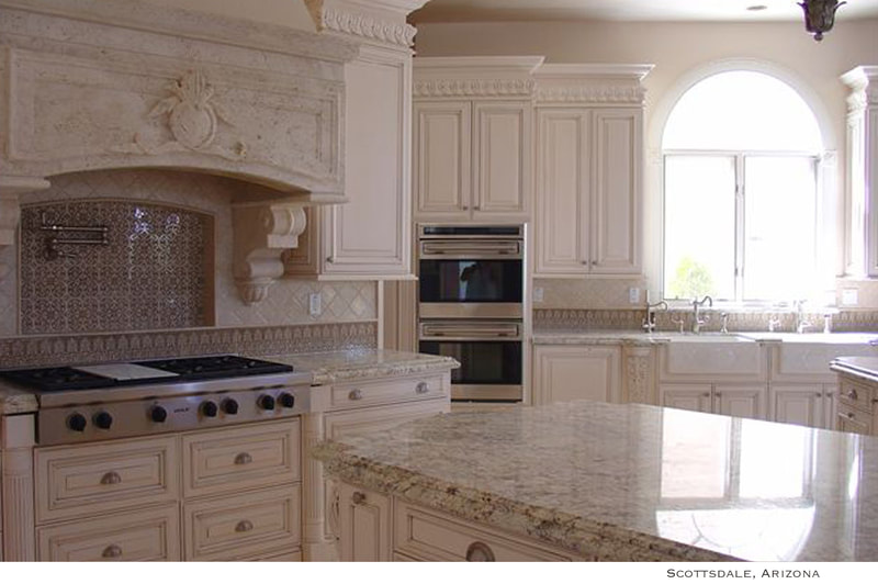 Artist Jamie Santaniello
Hand Carved Botticino Marble backsplash.
Scottsdale, Arizona
jamiesantaniello.com
Copyright©JS2014