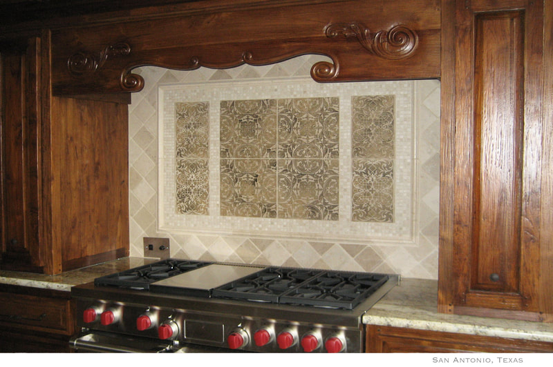 Artist Jamie Santaniello
San Antonio, Texas Historical Renditions Tile Line hand carved Botticino Marble.
jamiesantaniello.com
Copyright©JS2007